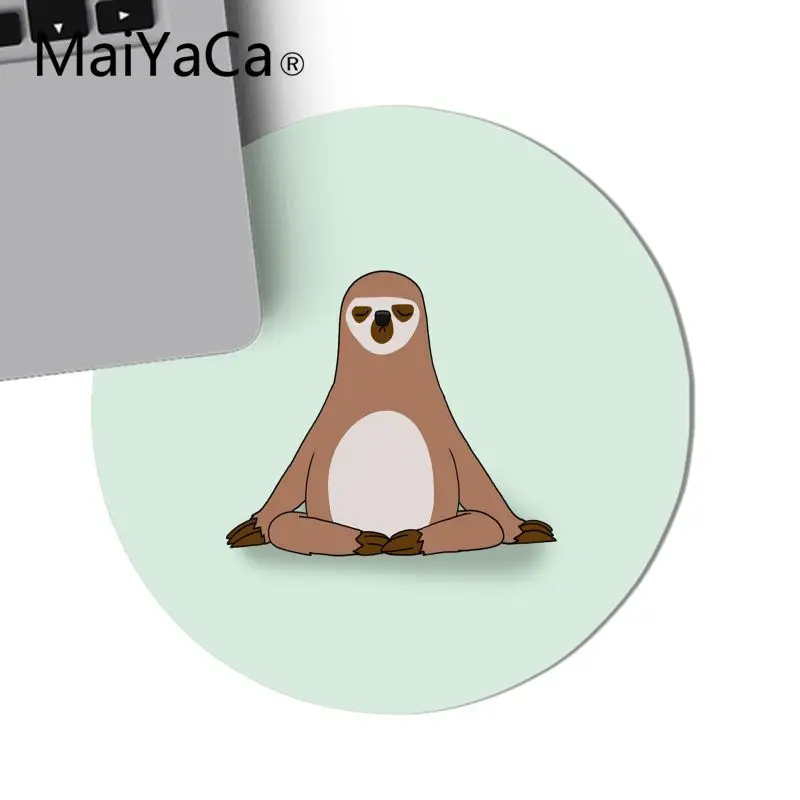 Красивая аниме мышь MaiYaCa милая прорезиненная прочная круглая настольная коврик