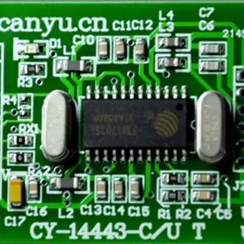 CY14443N-C антенна, встроенные UART RFID модули