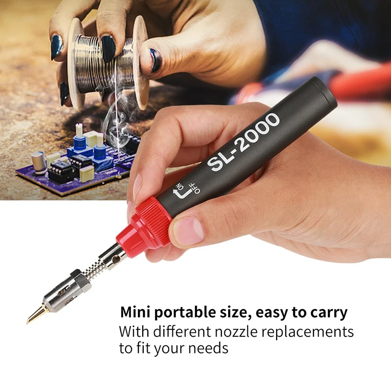 SL 2000K 4 в 1 чистый бутановый Газовый паяльник газовый сенсорный Пламенный