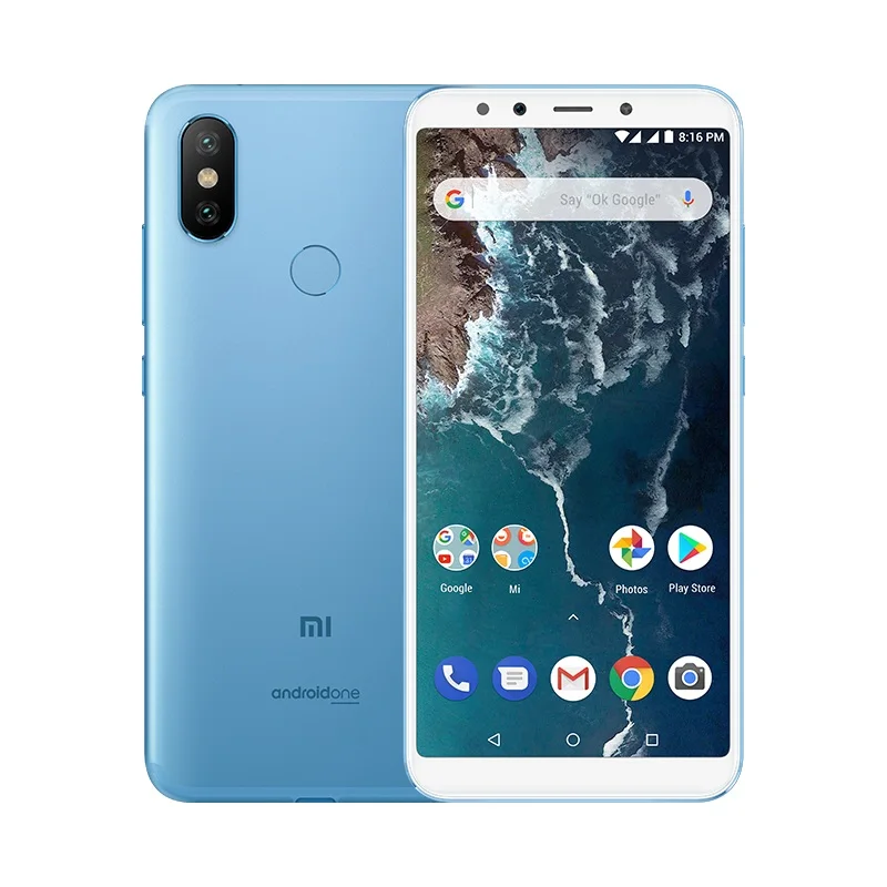 Франция со склада глобальная версия Xiaomi Mi A2 4 Гб 64 Snapdragon 660 Восьмиядерный 5 99 &quot20MP +