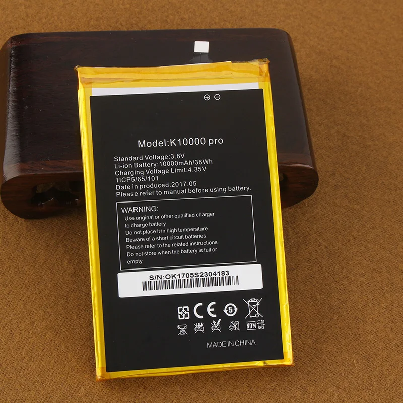 Ocolor литий ионная батарея для Oukitel K10000 Pro 10000 mAh Запасной Аккумулятор мобильного