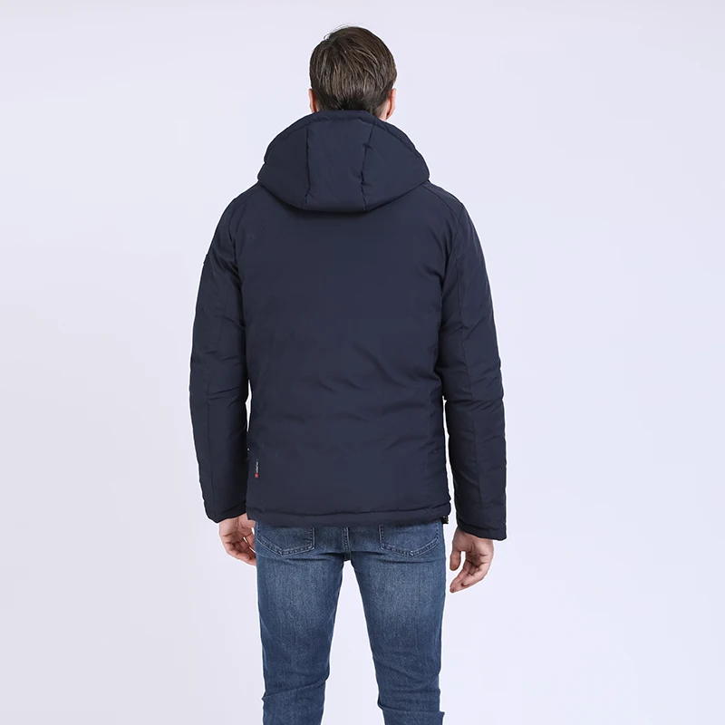 2019 зимняя куртка мужская хлопковая стеганая с капюшоном парка Мужская Уличная