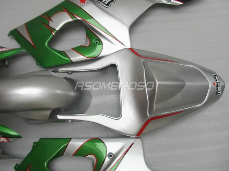 Good quality Motorcycle Fairing parts for Suzuki K3 2003 2004 GSX R1000 03 04 GSXR 1000 K4 green silver Fairings bodywork | Автомобили и