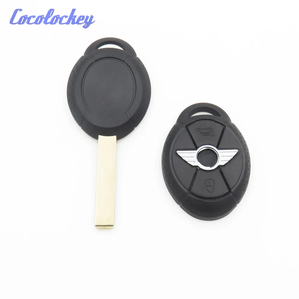 Cocolockey 2 кнопки Замена дистанционного ключа оболочка чехол Fob Подходит для BMW Mini S R50