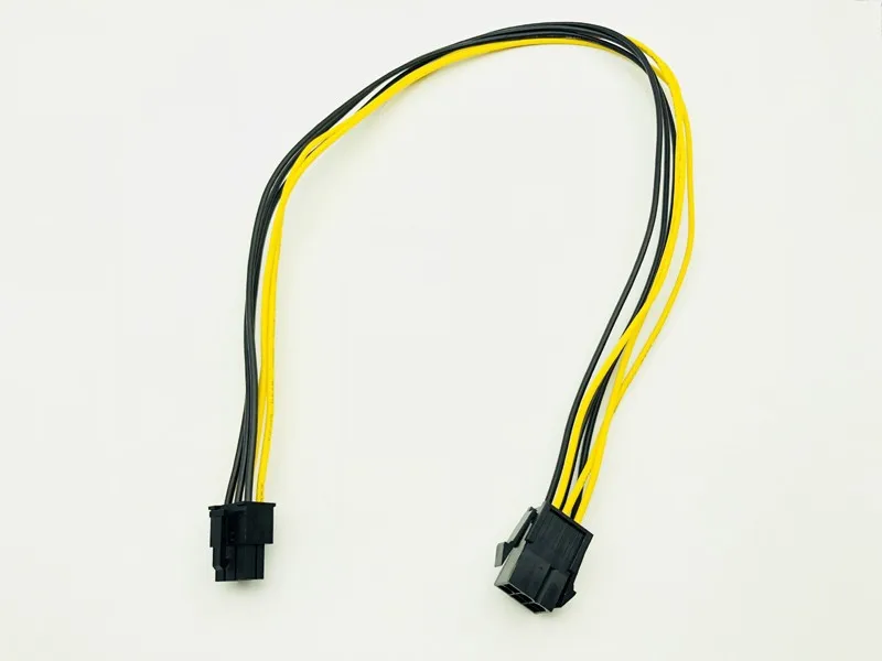 10 шт. PCI E PCIE Express 6P штекер на 6 контактов графическая видеокарта DIY Кабель питания BTC
