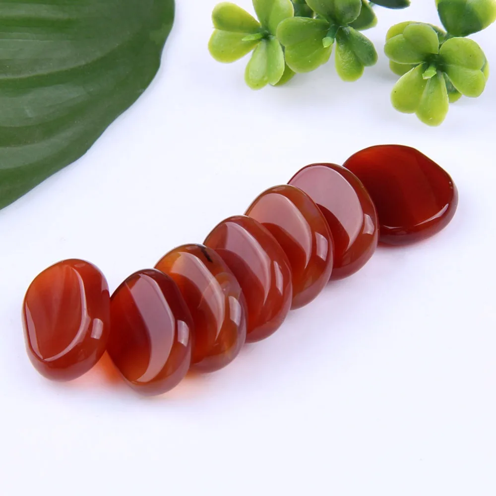 7 шт. набор сердолической чакры пальмового камня лечебный Кристалл Рейки агат