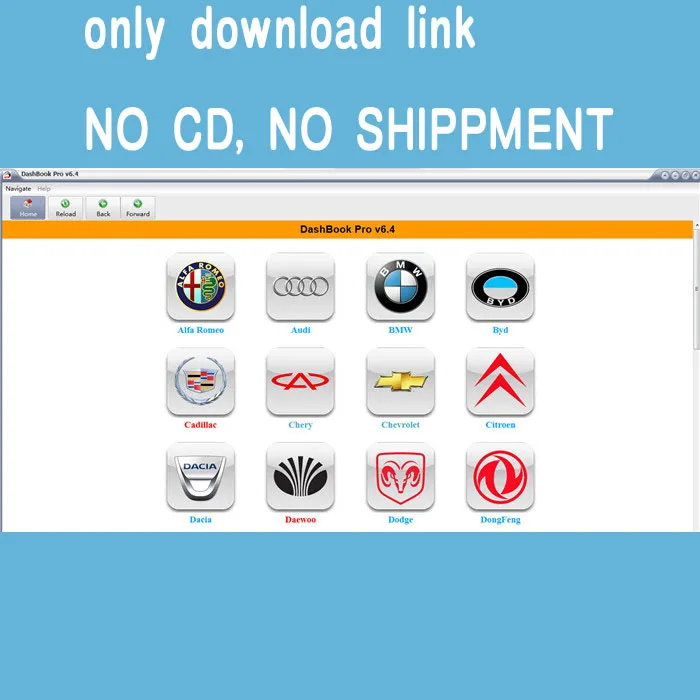DashBook Pro v6.4 автомобильное программное обеспечение Prepair поддержка многих брендовых автомобилей - Цвет: link for download