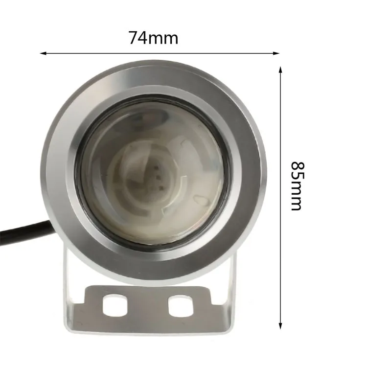 Светодиодные подводные огни RGB 10 Вт DC12V 1000LM фонтан для бассейна с пультом