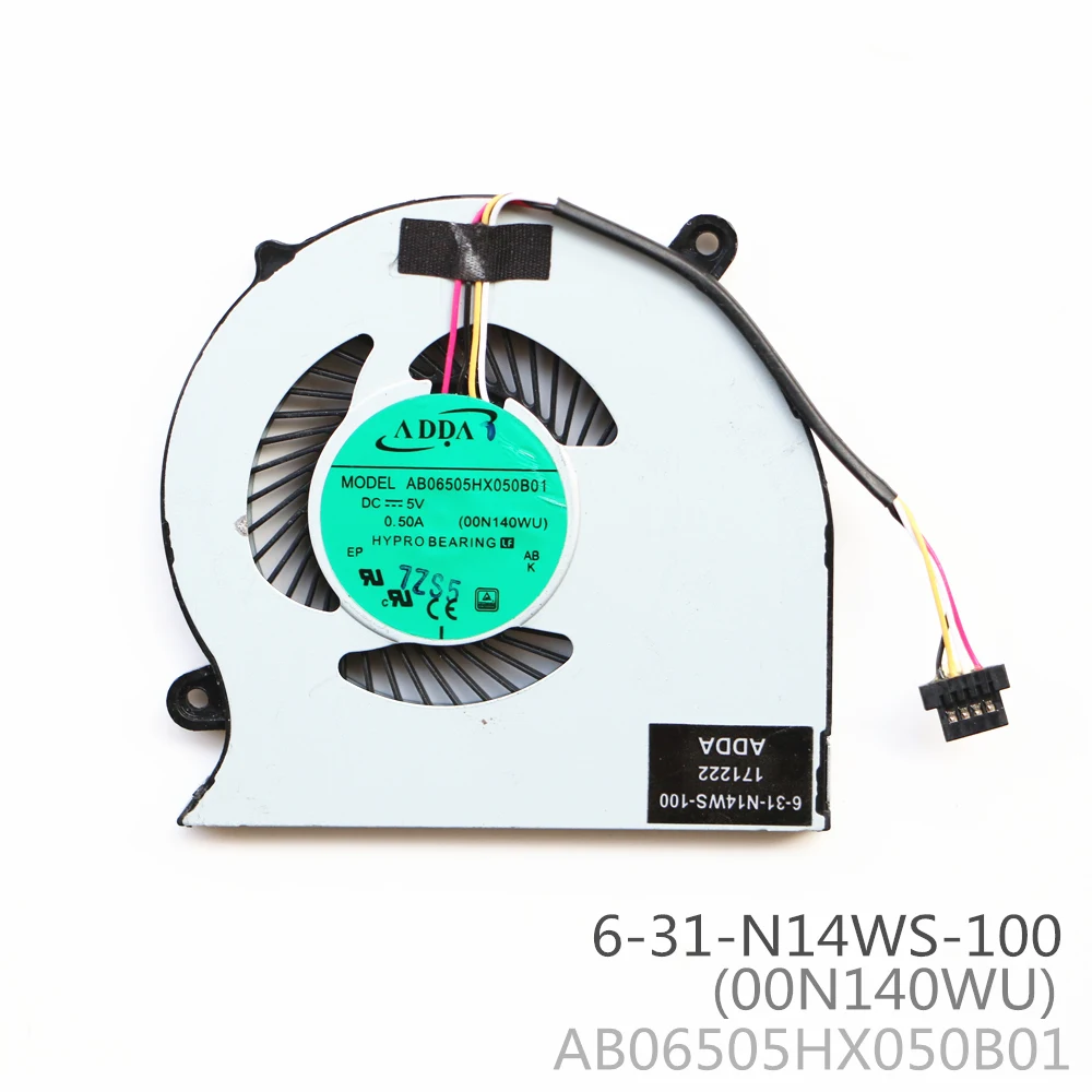 6 31 N13WS 101 CPU вентилятор для Clevo N130WU N131WU N140WU N141WU Cpu охлаждения 4Pin|Кулеры и системы