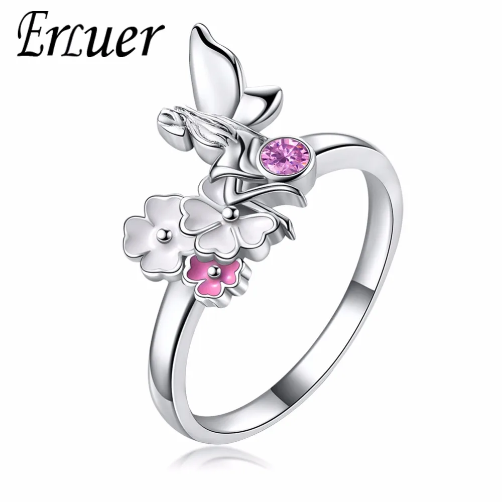 ERLUER Girl Fashion Personality Charming Ring Cute Friendship Casual Party Wedding Jewelry Rings for Women Christmas Lover Gifts | Украшения