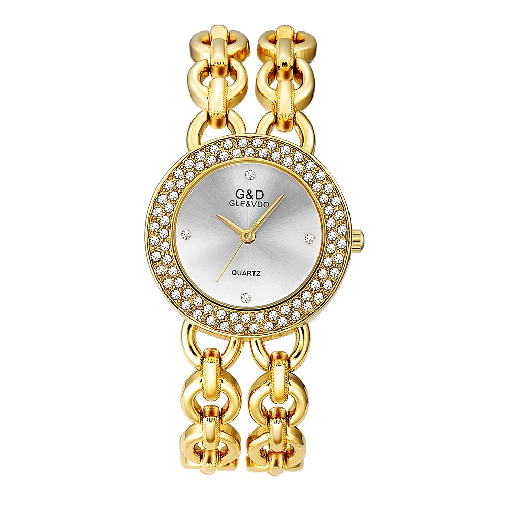 Часы наручные стразы женские кварцевые брендовые Роскошные модные с браслетом