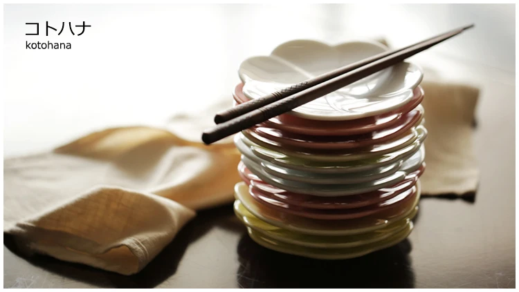 Сделано в Японии креативные керамические блюда форме цветка тарелки фарфоровая