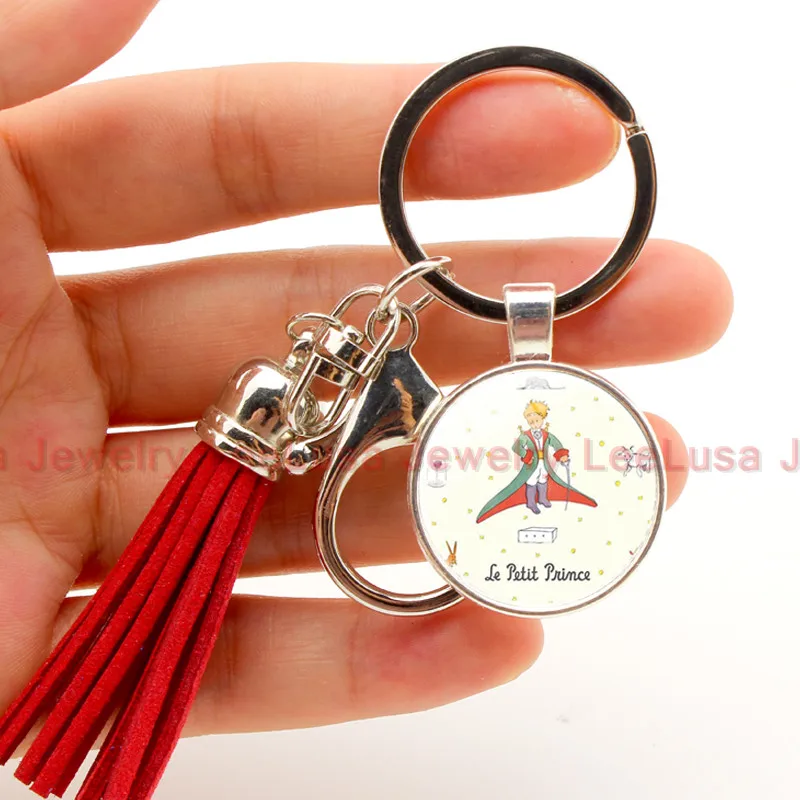 Аниме мультфильм ювелирные изделия Маленький принц брелок для ключей с