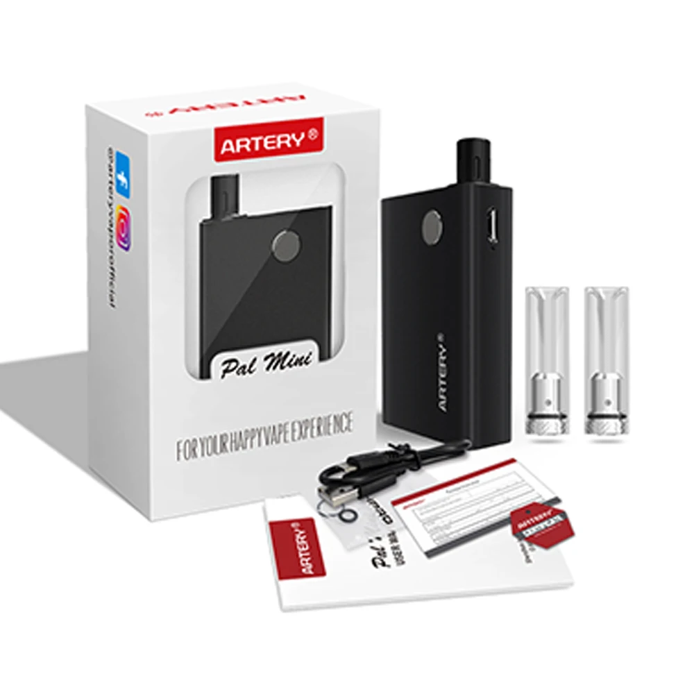 Артерия PAL мини Vape комплект 1100 мАч встроенный аккумулятор 1 мл испаритель 510 нить