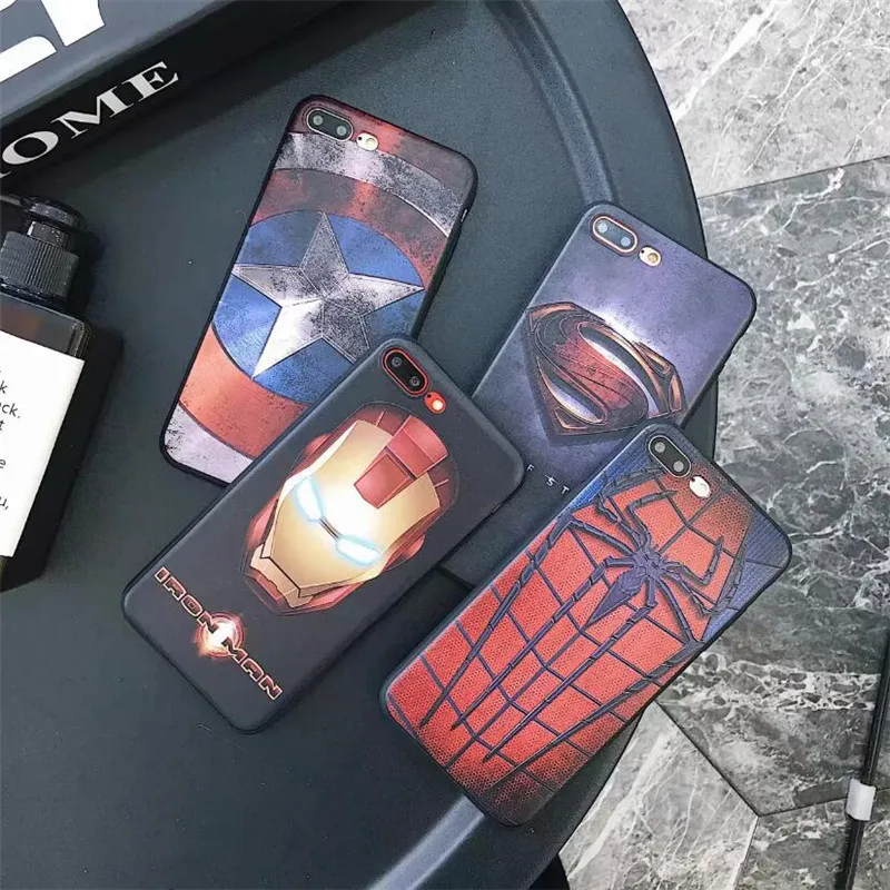 Marvel Мстители высокого качества классические аксессуары для телефонов Чехол Apple