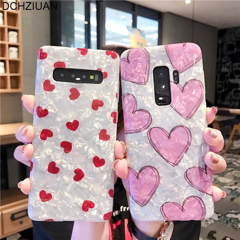 DCHZIUAN чехол для телефона Samsung Galaxy S8 S8Plus S9 Plus S10 Note 8 9 роскошный блестящий с