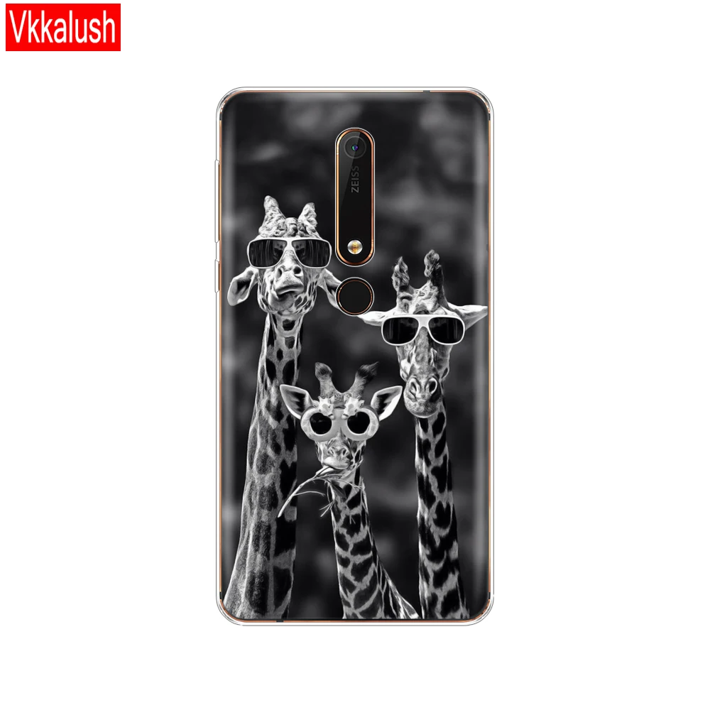 80260 Силиконовый чехол для Nokia 6, 6,1, 7 Plus, 8, 9, Nokia 6, 2018X5X6, чехол из мягкого ТПУ для задней панели телефона, чехол-бампер с рисунком - Цвет: 80260