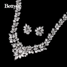 Bettyue Brand Fashion Luxury AAA Cubic Zircon White Gold Color Wholesale Hot Sale Jewelry Sets For Woman Wedding Party Gifts