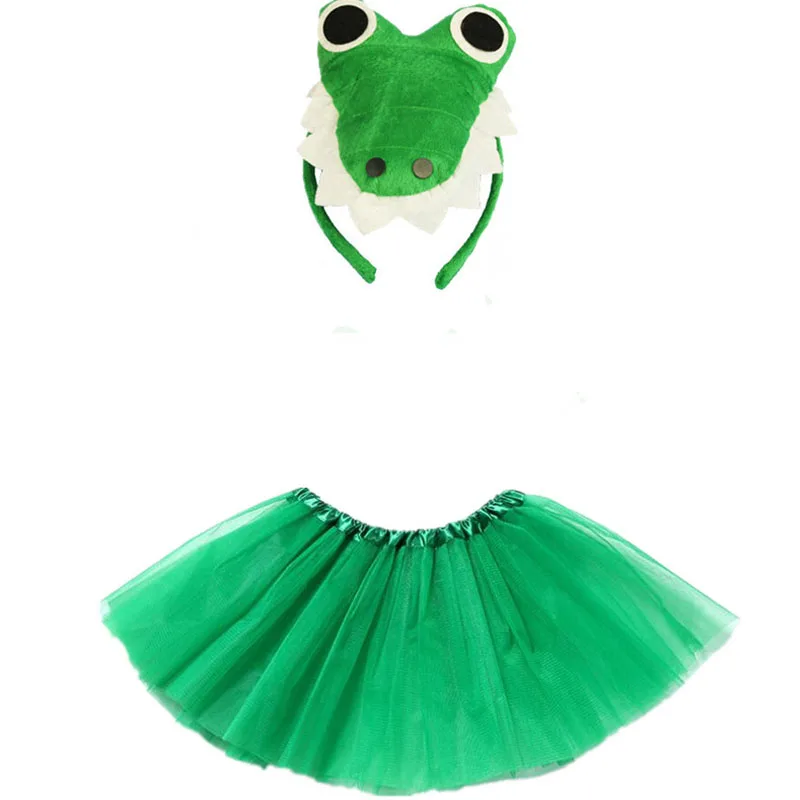 Animals Cosplay Costume Headband Tutu Skirt Set Accessories Kids Children Girl Party Dress Up Props Halloween Christmas | Тематическая