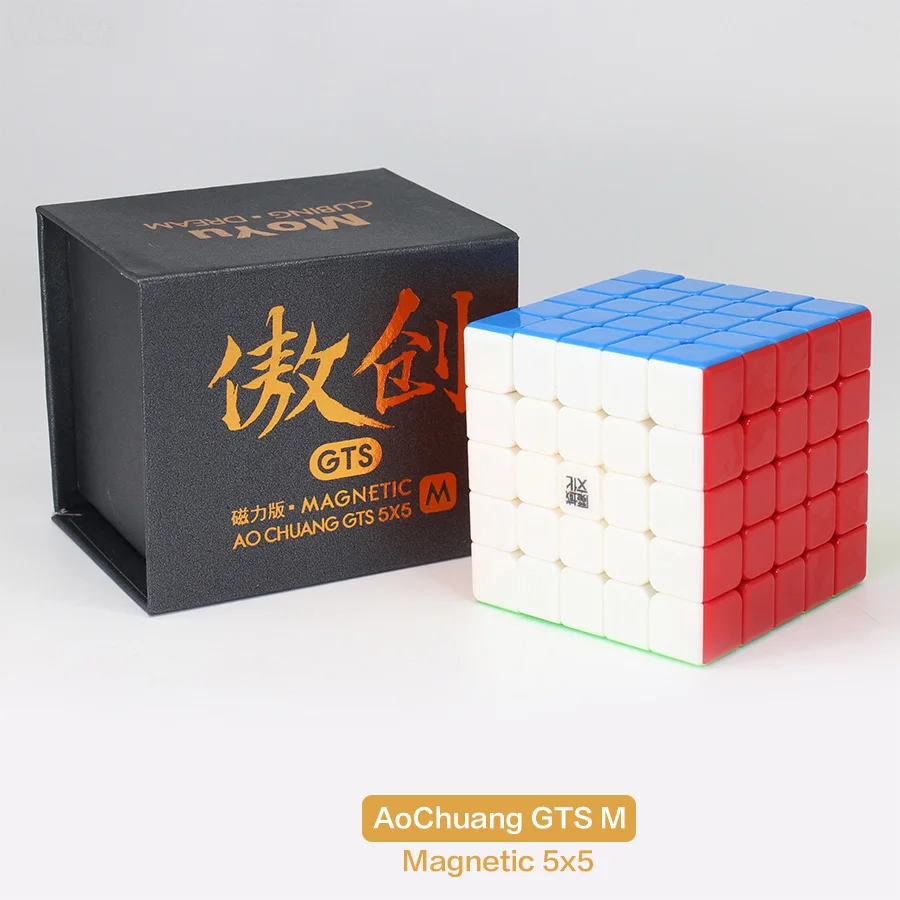 GTSM-Stickerless Кубик Moyu 5x5x5 Aochuang GTS GTSM магический скоростной куб 5x5 Магниты Cubo Magico Neo Puzzle 5x5 игрушки для детей мальчик офисная игрушка - Цвет: GTSM-Stickerless