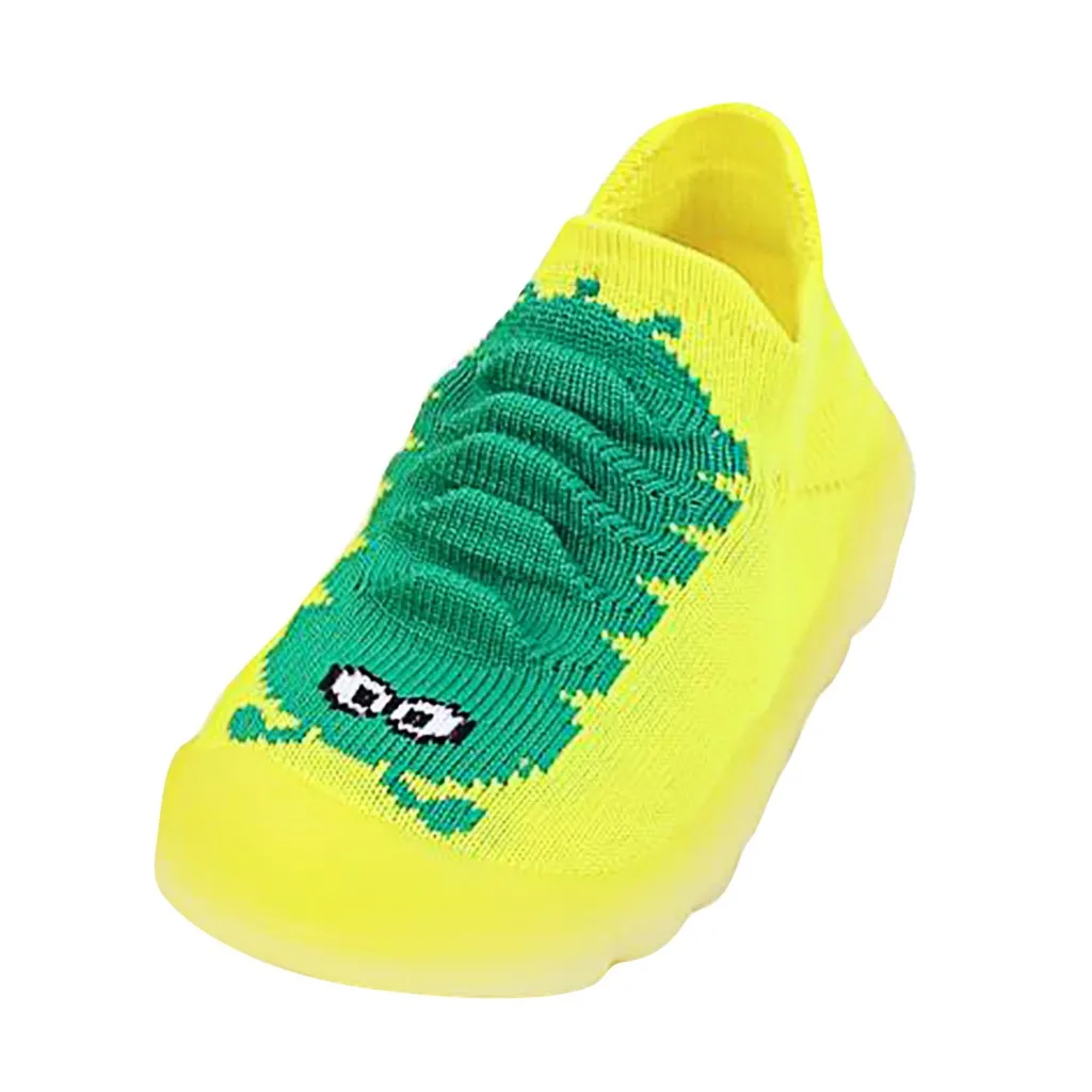 Yellow 2 MUQGEW летнее, для малыша, для маленьких детей для маленьких девочек; с персонажами из мультфильмов для мальчиков, Красивые Вязаные гольфы дышащая обувь детская обувь для малышей; Zapatos - Цвет: Yellow 2
