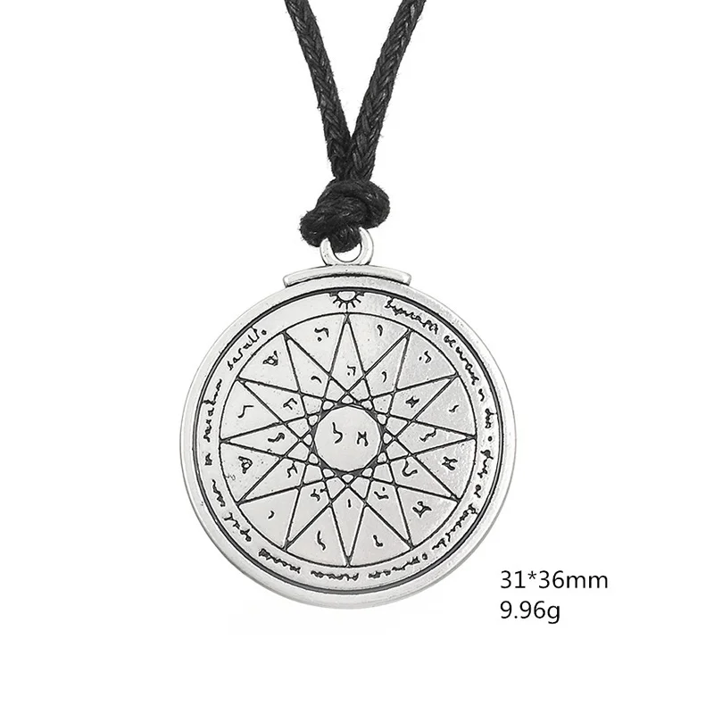 Ювелирные изделия WICCA с четвёртой пентаграммой Меркурия амулет кулон на веревке