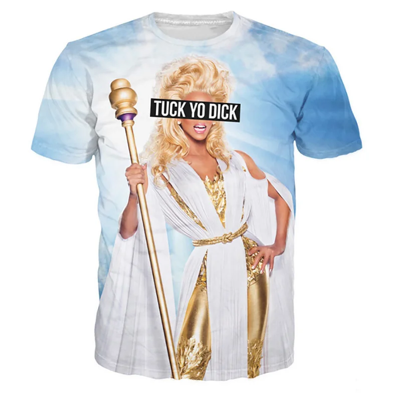 Новинка Tuck Yo Dick футболка RuPaul женские и мужские топы модная одежда футболки Повседневная футболка