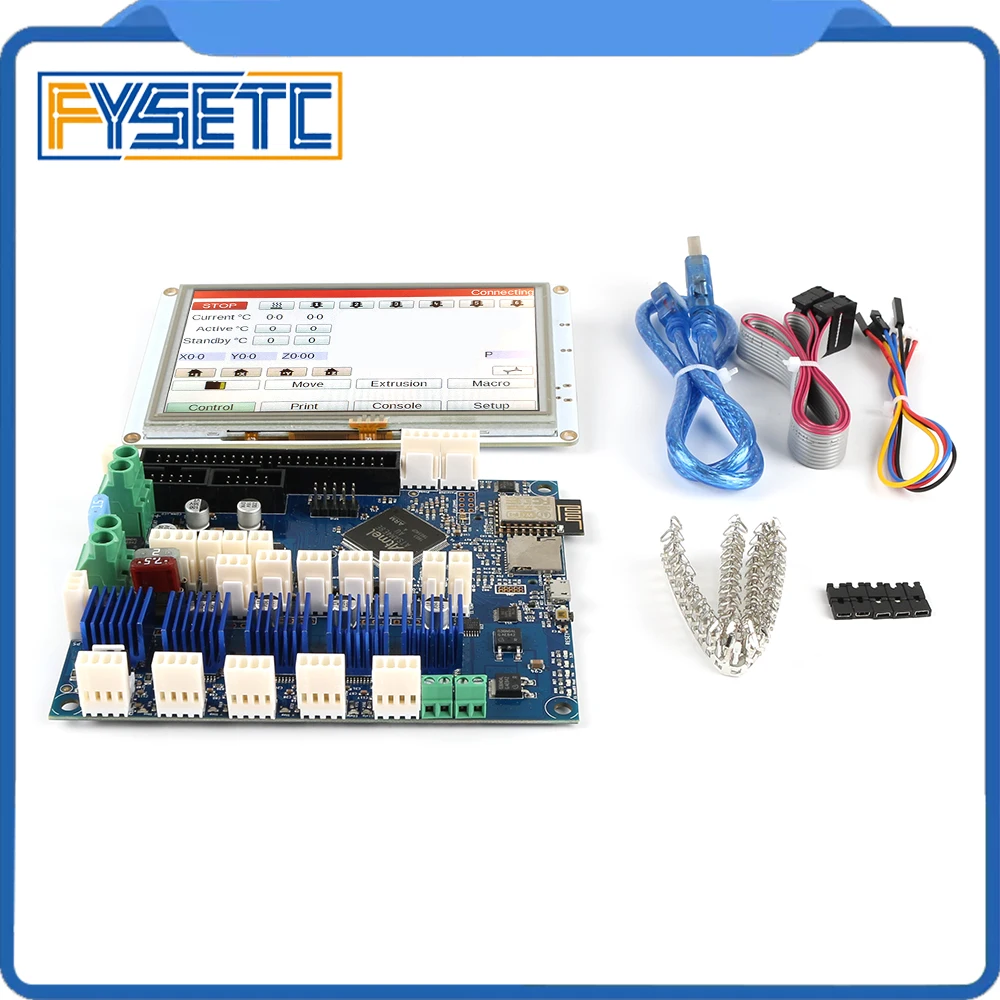 Последняя версия Duet 2 Wifi V1.04 Clone DuetWifi усовершенствованная 32 битная электроника с 5