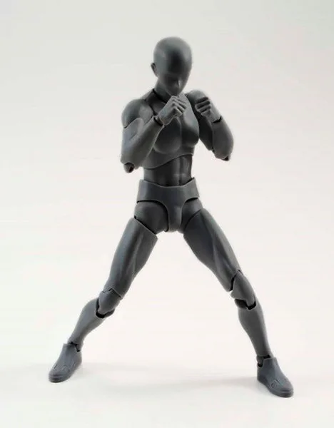SH. Figuarts 15 см эскиз тела Кун/тело Чан DX набор подвижный мужской \ Женский ПВХ фигурка Коллекционная модель игрушки модель сплошной черный