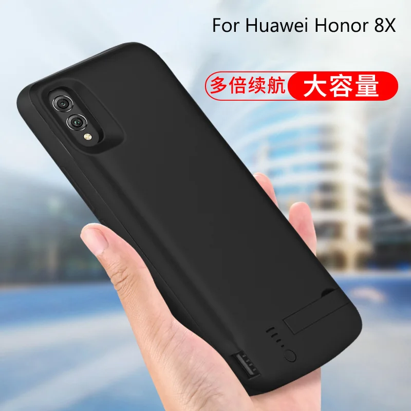 Чехол с аккумулятором на 6500 мА · ч для Huawei Honor 8x чехол зарядным устройством USB