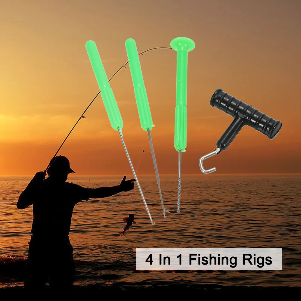 4 в 1 рыболовная приманка для ловли рыбы набор инструментов игла приманки дрель