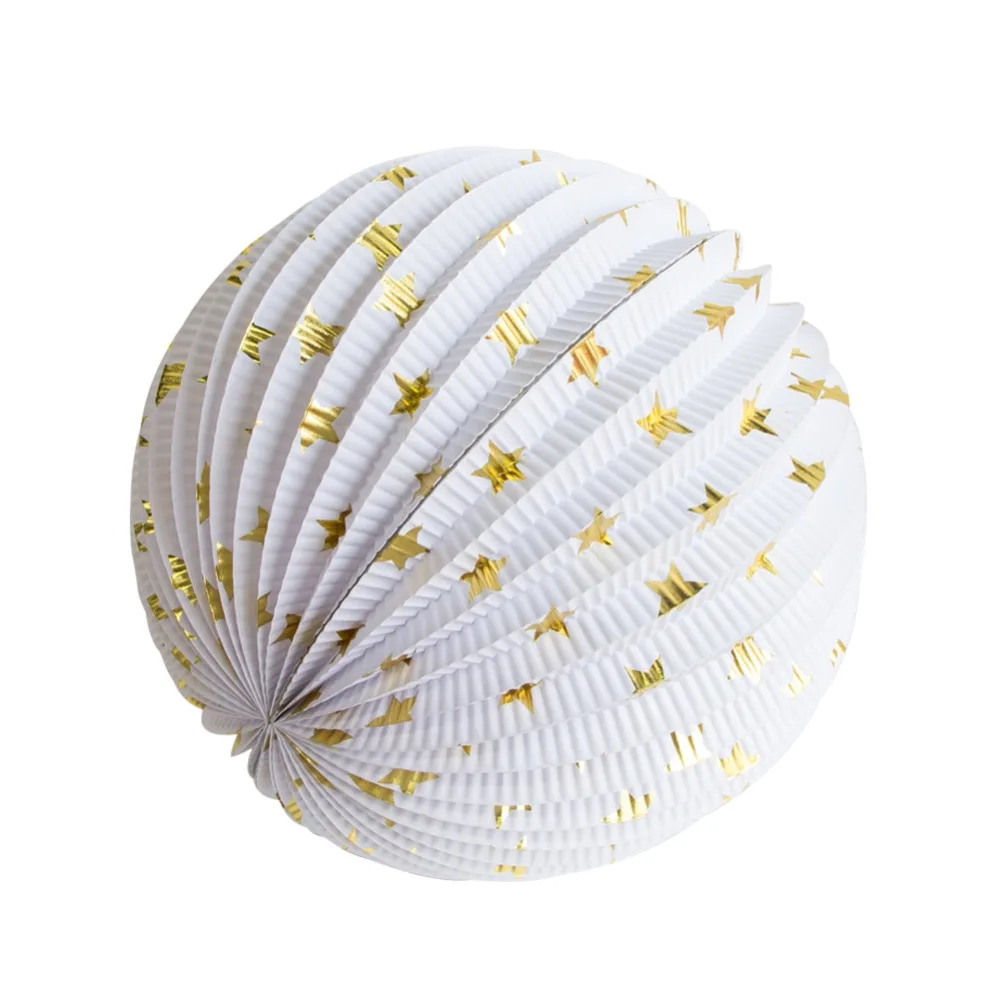 Gold China Paper Lantern Festival Supplies Birthday Wedding Party Decor Gift Craft Diy Lampion | Дом и сад