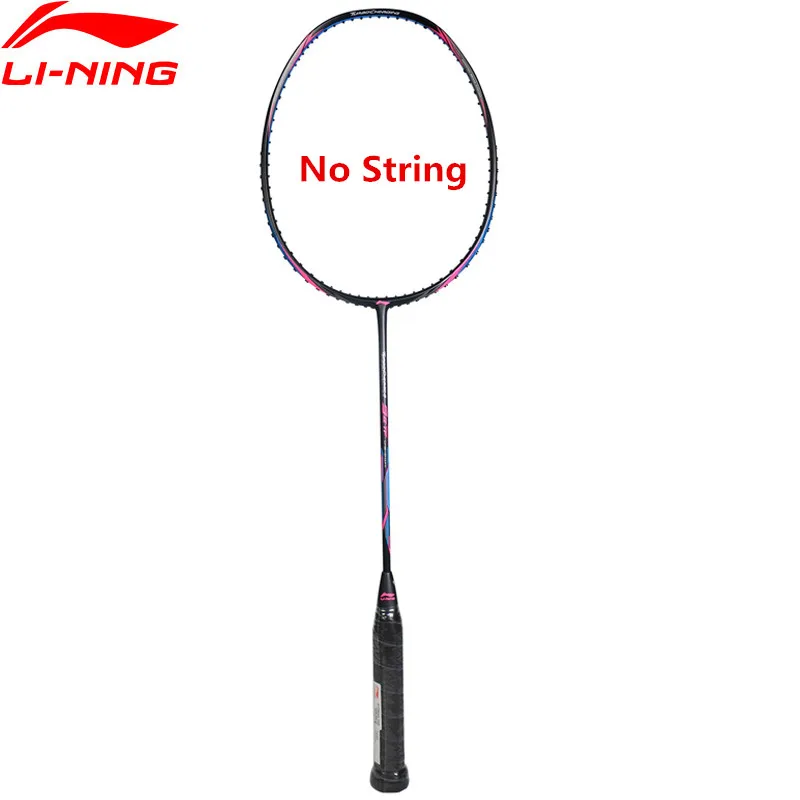 no string Подлинная Li-Ning турбо зарядка 20 профессиональная ракетка для бадминтона Li Ning спортивная походная ракетка AYPM436 L848OLA - Цвет: no string
