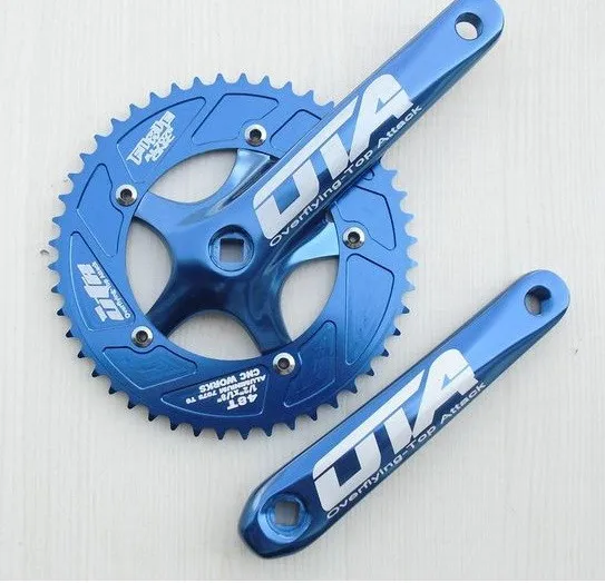 7075 48T набор кривошипов fixie для велосипеда Односкоростной дорожного и