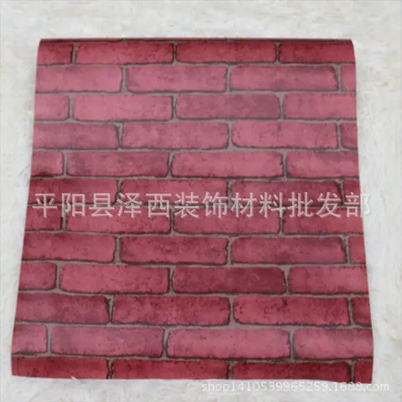 large murals brick pvc warpaer damask wallpapers papel parede DP-1227 | Обустройство дома
