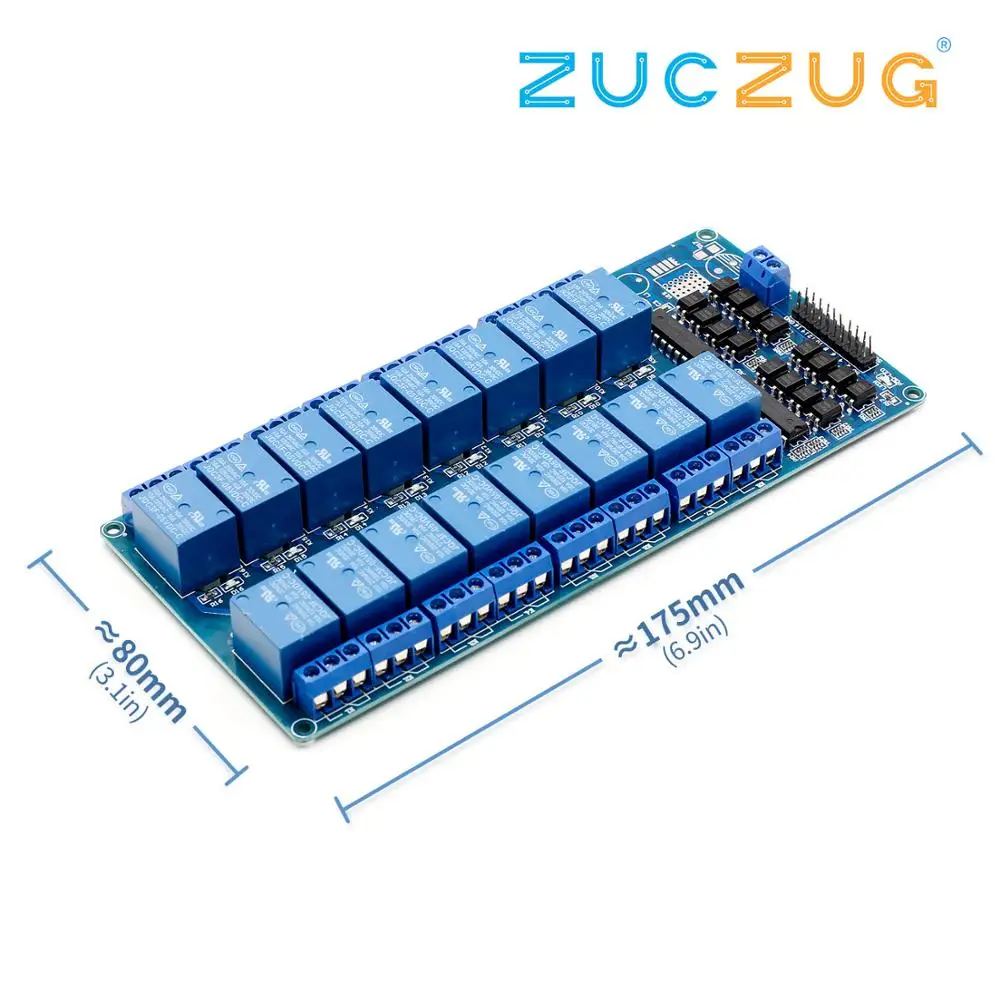 5 в 16 канальный релейный модуль для arduino ARM PIC AVR DSP электронная релейная пластина