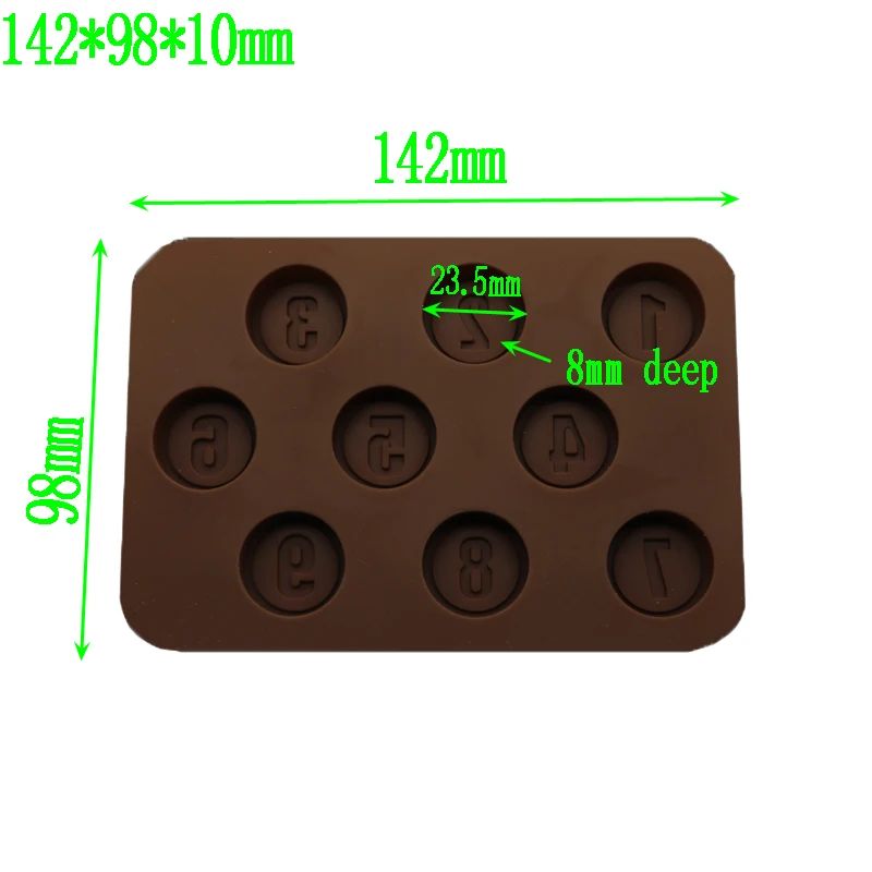 3d Digital Decorating Tools Chocolate Fondant Cake Desserts Silicone Rubber Molds Biscuits Cakes Pastry Kitchen Baking Too | Дом и сад