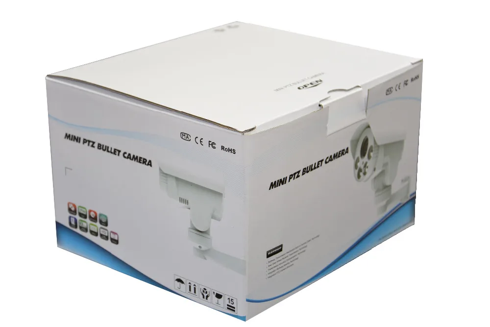 Уличная цилиндрическая IP камера 2MP HD 1080P 2.0MP 10X 4X оптический зум мини PTZ CCTV