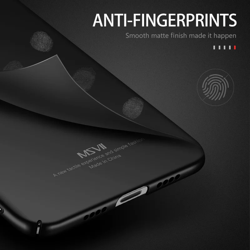 Msvii для сяо Mi Note 3 чехол ультра тонкий полная защита PC матовое трудно защитный