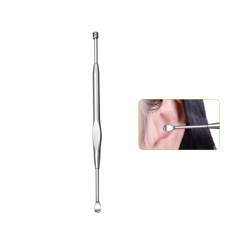 3 шт./компл. портативная очистка ушей из нержавеющей стали Hygenic для удаления воска