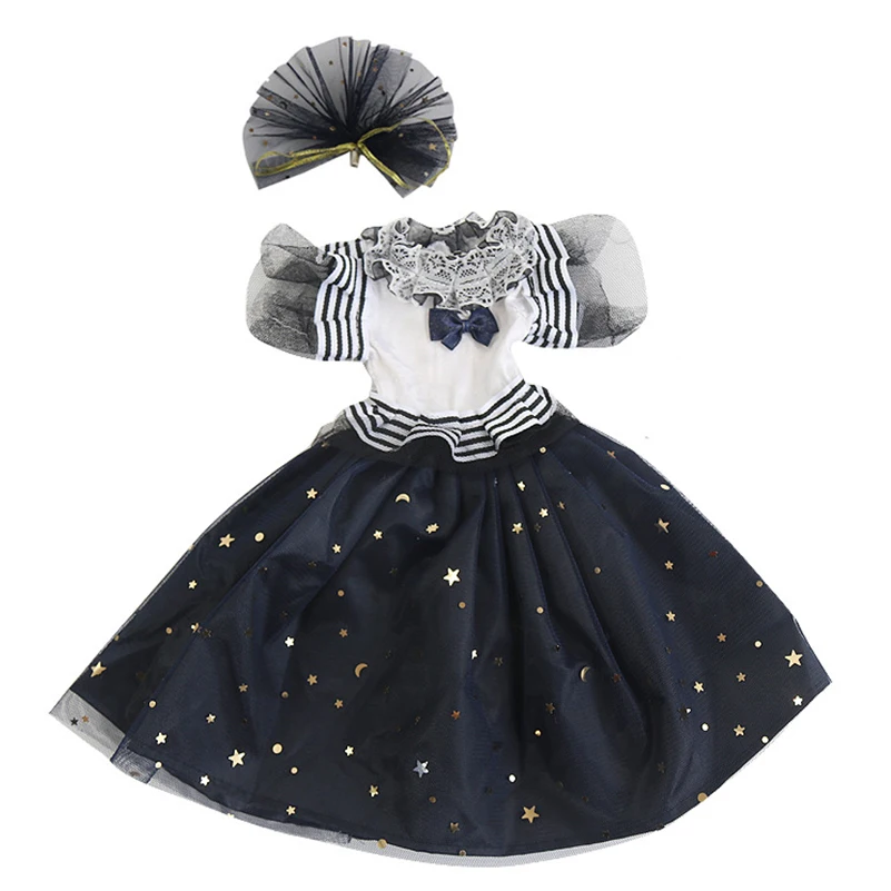 New Fantasy Clothes for 60cm BJD Dolls Accessories Formal Dress Party Gown Skirt Suit for Doll Clothes Toys for Girls Gift