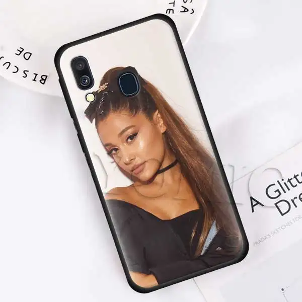 013 Певица Ариана Гранде силиконовый мягкий чехол для samsung Galaxy A50 A40 A70 A30 A20 A80 A6 A7 A8 плюс A9 черный чехол Coque - Цвет: 013