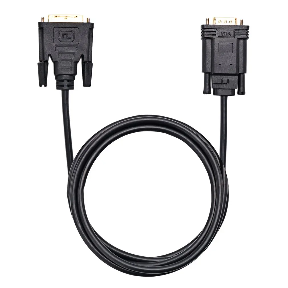 DVI D 24 1 Женский VGA 15 Женский адаптер DVI-D AUX оптический кабель конвертер Thunderbolt 3 концентратор док-станция для ПК DVD монитор HDTV 6 футов