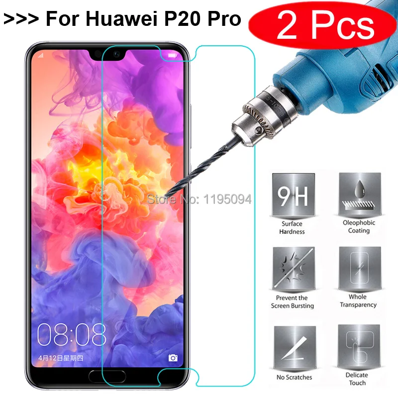 2 шт 2.5D 9 H ультратонкий протектор экрана из закаленного стекла для huawei P20 Pro