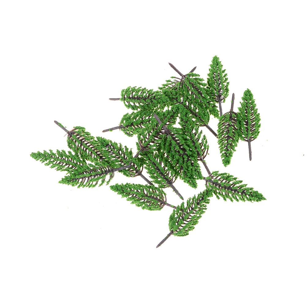 65 мм пластиковые модели деревьев для железнодорожного дома парка улицы Зеленый