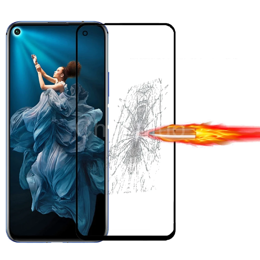 Полное покрытие экрана протектор для Huawei Honor 20 Lite устойчивая к царапинам Защитная