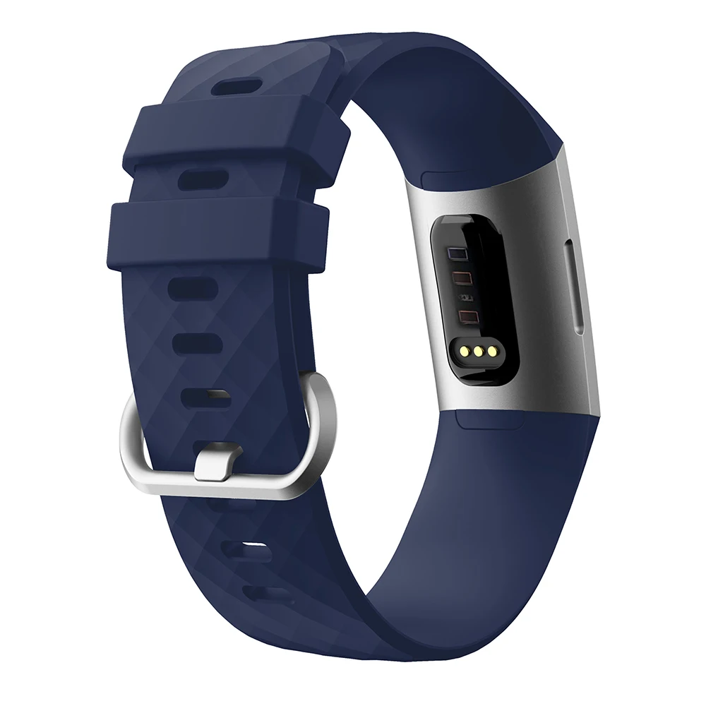 Цветной мягкий силиконовый спортивный ремешок для Fitbit Charge 3 часов Аксессуары