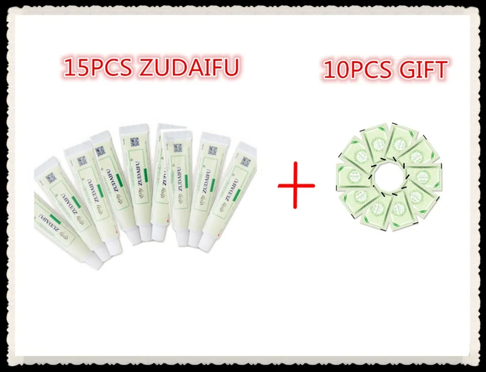 15 шт + подарок ZUDAIFU натуральные кремы для кожи Eczema мази псориаз экзема