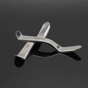 Стоматологический Ретрактор из нержавеющей стали для щек, прямой металлический крючок губ для стоматологической клиники