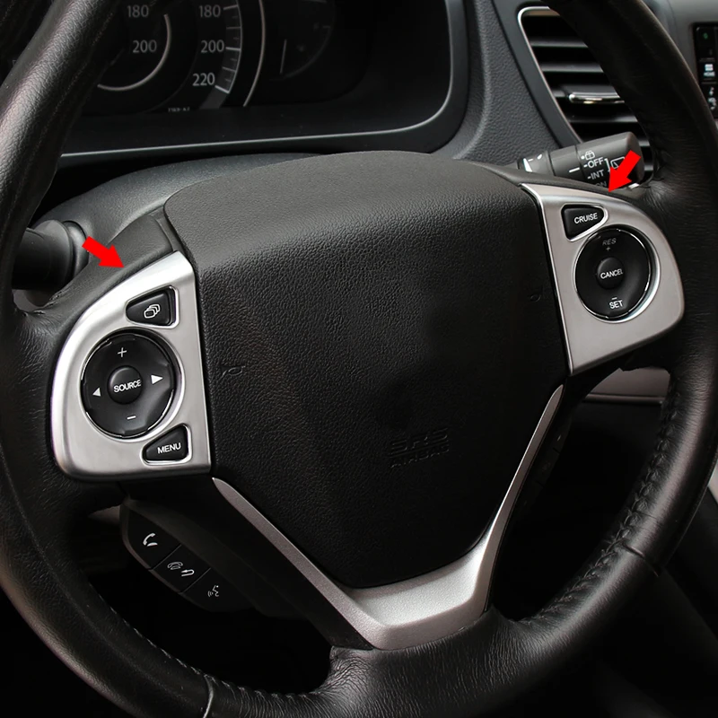 Для Хонда сrv CR V 2012 2013 2014 2015 2016 аксессуары ABS пластик матовый Руль Накладка